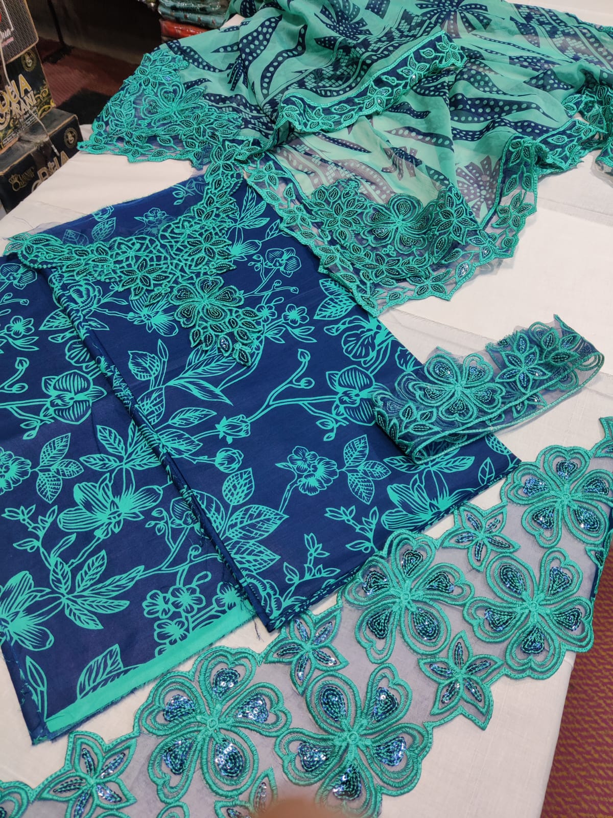 Blueberry from Aneela's collection by Danish Cloth, showcasing fresh, ripe blueberries with vibrant blue color and natural texture.
