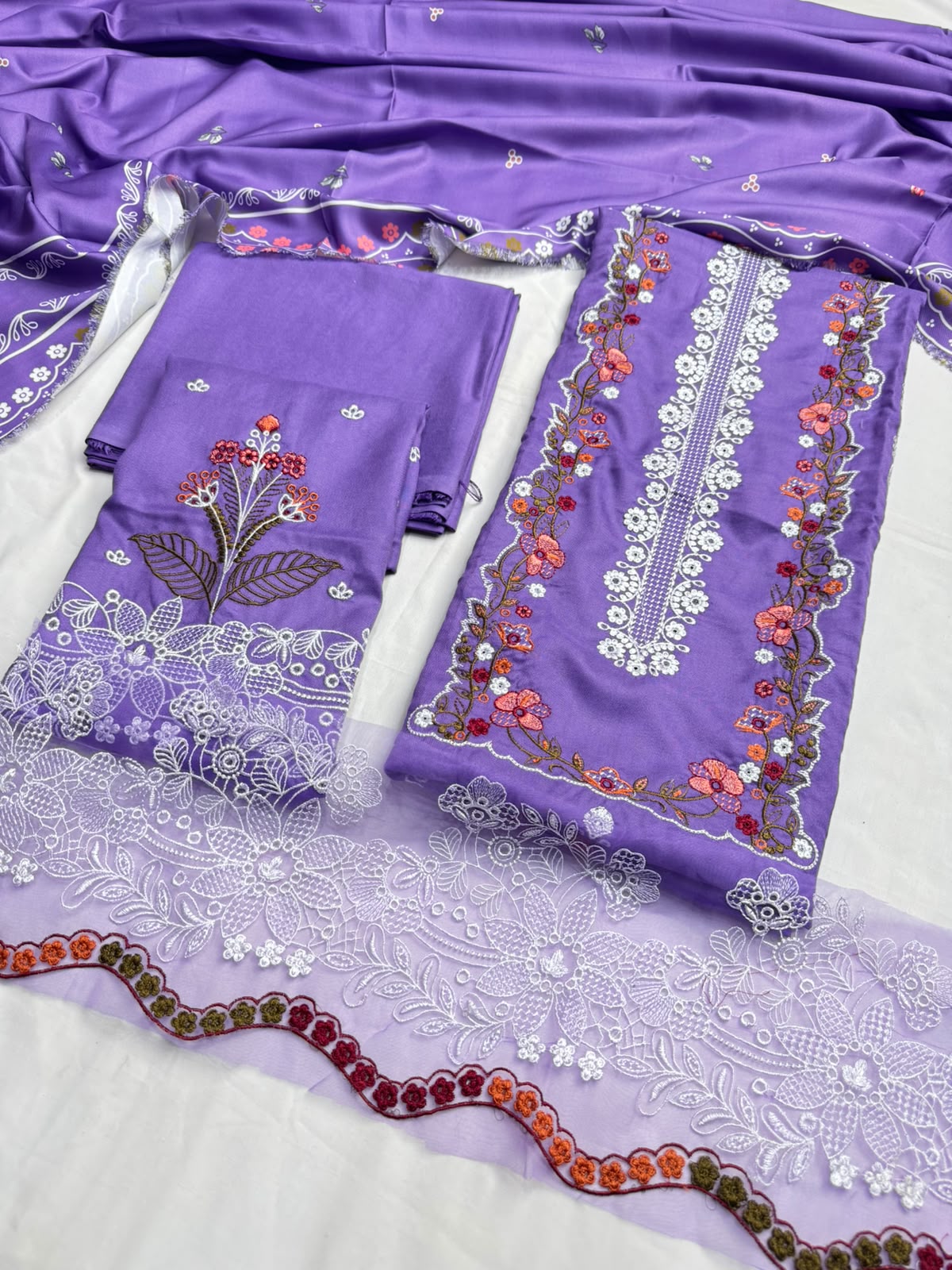 ANEELA'S DHANAK PURPLE