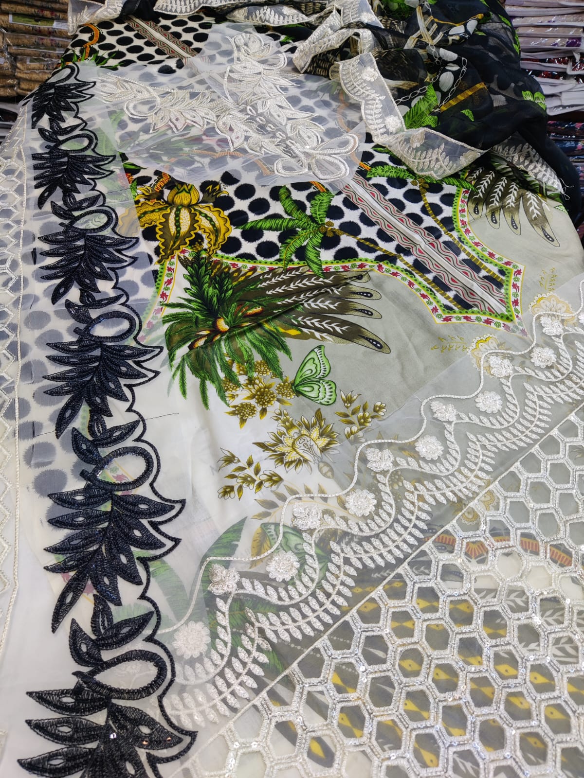 Danish Cloth Maria.b tree new product displayed in natural colors, showcasing intricate design and craftsmanship.