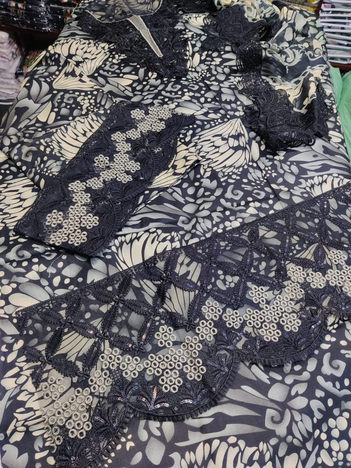Danish Cloth Maria.b Butterfly Tiger new fashion top featuring butterfly and tiger print in vibrant colors.
